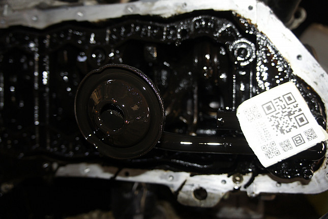 Фотография блока двигателя без поддона (коленвала) Skoda AME