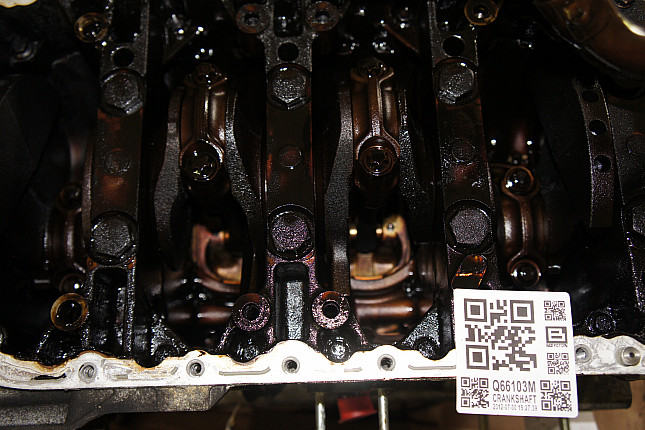 Фотография блока двигателя без поддона (коленвала) FORD AODA
