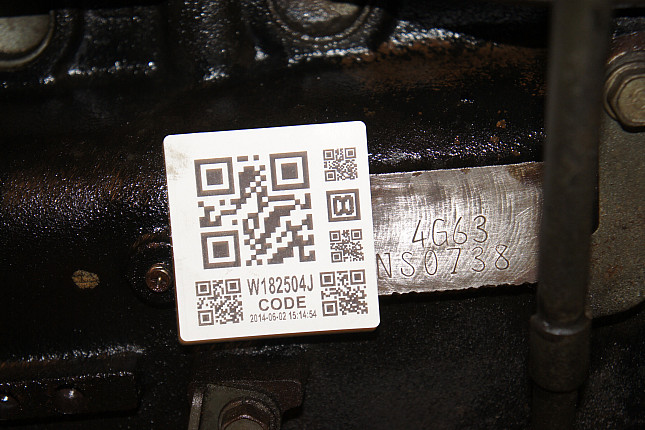 Номер двигателя и фотография площадки Mitsubishi 4G63 (DOHC 16V)