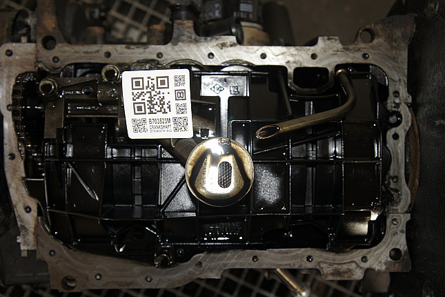 Фотография блока двигателя без поддона (коленвала) Renault F9Q 730