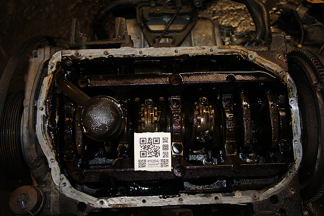Фотография блока двигателя без поддона (коленвала) Mitsubishi 4G63 (DOHC 16V)