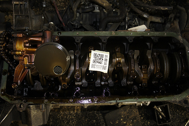 Фотография блока двигателя без поддона (коленвала) BMW M 50 B 20 (206S2)