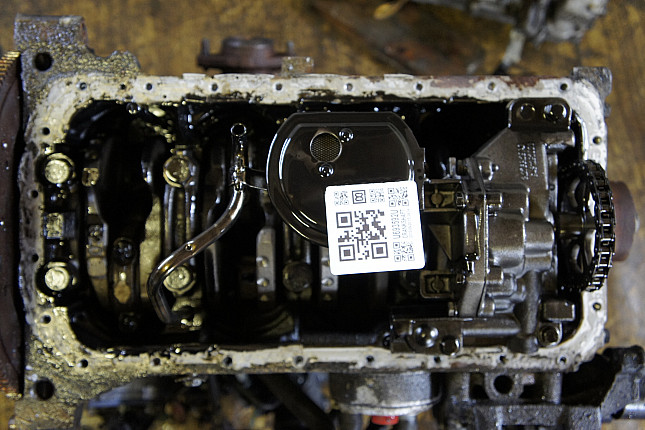 Фотография блока двигателя без поддона (коленвала) Citroen WJY (DW8B)