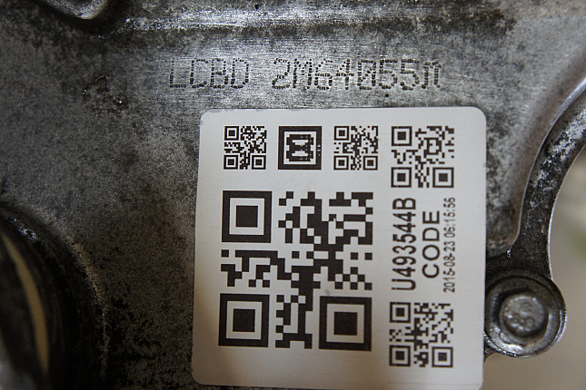 Номер двигателя и фотография площадки Ford LCBD