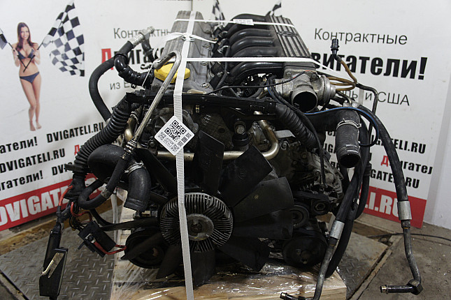 Двигатель вид с боку Land Rover 25 6T (BMW)