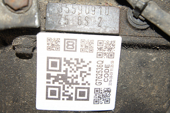 Номер двигателя и фотография площадки BMW M 50 B 25 (256S2) с МКПП