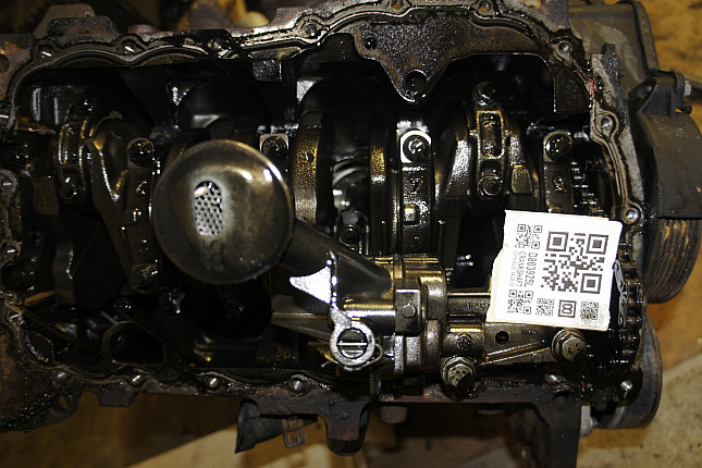 Фотография блока двигателя без поддона (коленвала) Renault F8Q 632