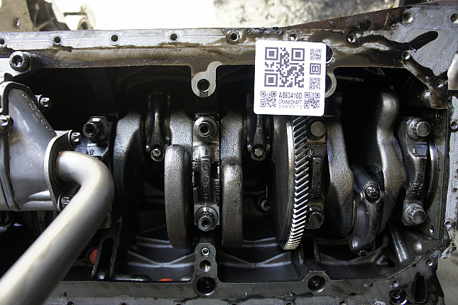 Фотография блока двигателя без поддона (коленвала) Mercedes OM 646.961