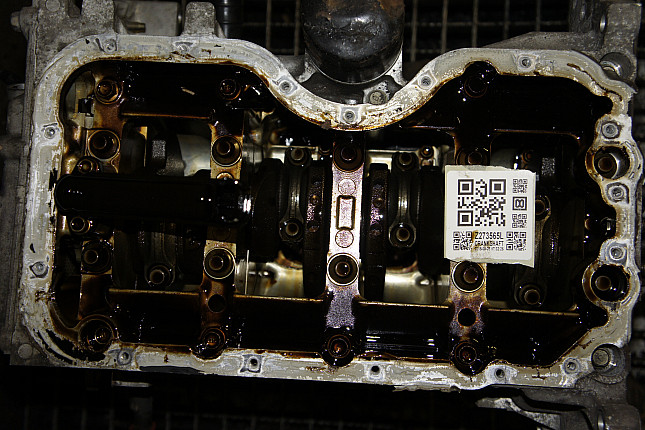Фотография блока двигателя без поддона (коленвала) Mazda Z6