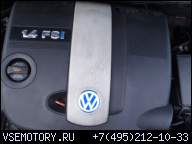 VW POLO 9N GOLF V AUDI A2 ДВИГАТЕЛЬ 1.4 FSI AXU